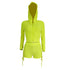 Yoga Women's Zipper Hoodie Two Piece Outfits Sport Suit