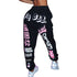 Young Women's Loose Fashionable Printed Sportswear Pants