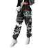 Young Women's Loose Printed Sportswear Harem Pants